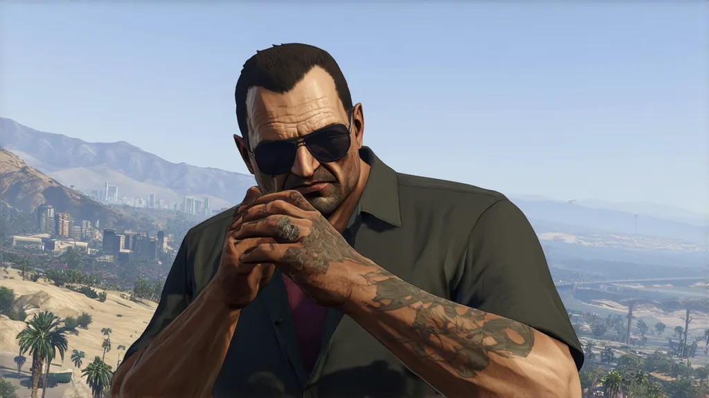 Player strategizing in GTA 5, showcasing online and offline gameplay tactics